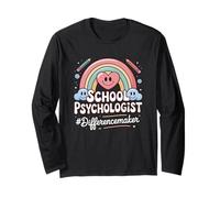 School Psychologist Difference Maker Heart Rainbow Long Sleeve T-Shirt