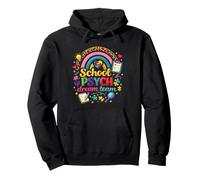 School Psychologist Dream Team Rainbow Puzzle Heart Pullover Hoodie