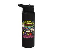 School Psychologist Every Child Can Learn Stainless Steel Insulated Water Bottle