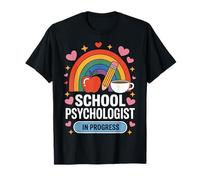 School Psychologist in Progress Future Educator Support T-Shirt