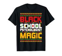 School Psychologist Magic Psychology Black History Month T-Shirt
