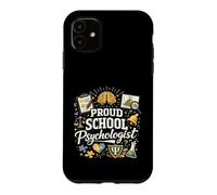 School Psychologist Proud Psychology Brain Assessment Psych Case for iPhone 11