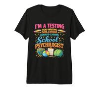 School Psychologist Testing Goal Writing Data Loving Premium T-Shirt