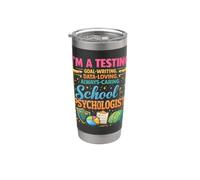 School Psychologist Testing Goal Writing Data Loving Stainless Steel Insulated Tumbler