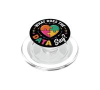 School Psychologist What Does The Data Say Funny PopSockets PopGrip for MagSafe