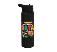 School Psychologist What Does The Data Say Funny Stainless Steel Insulated Water Bottle
