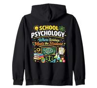 School Psychologist Where Science Meets The Student Zip Hoodie