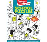 School Puzzles : Activity Book for Kids 6 and Up with Over 100 Puzzles Featuring Classrooms, Field Trips and More, Search and Find Over 1,900 Hidden Objects