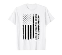 School Resource Officer SRO US Flag T-Shirt