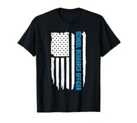 School Resource Officer SRO US Flag T-Shirt