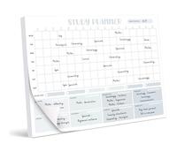 School Revision Supplies, Study Essentials, BIROYAL A4 Study & Revision Planner Pad 50 Sheet | Weekly Hourly Planner Pad, Revision Essentials 210x280mm