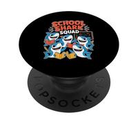 School Shark Squad Back To School Classroom Crew PopSockets Adhesive PopGrip
