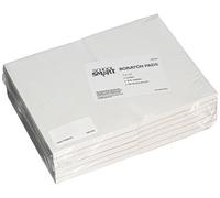 School Smart Chipboard Backed Scratch Pads - 4 in x 6 in - Pack of 12, 100 Sheet Pads - White