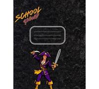 School Spirit Composition Notebook: Pirate Mascot Edition - Wide Ruled - 80 sheets