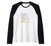 School Start Funny Finally Rest Parents Cheers to Silence Raglan Baseball Tee