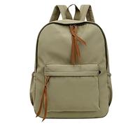 School Starts Season Fashion Women Girl Student Zipper Solid Color School Bag Canvas Backpack Backpacks Sunflower