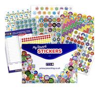 School Sticker Storage Folder Containing 621 Motivational Childrens Pupils Praise Reward Stickers Primary Teaching Services