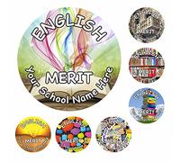 School Stickers - 25mm Mini Reward Stickers for Teachers, Personalisable & Eco-Friendly, Made from 100% Recycled Paper - Pack of Well Done Stickers for Pupil Encouragement