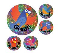 School Stickers Sparkly Bird Praise Stickers
