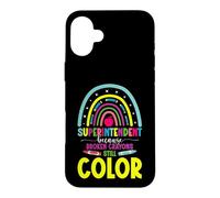 School Superintendent School Crew Gifted Superintendent Case for iPhone 16 Plus