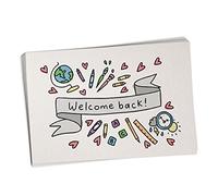 School Supplies Welcome Back to School Postcards - 50 Postcards
