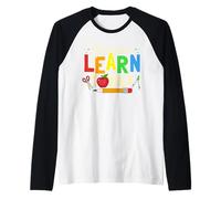 School Teacher Y'all Gonna Learn Today Back to School Raglan Baseball Tee