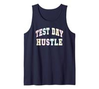 School Test Day Hustle Testing Testing Teacher Science Bruh Tank Top