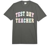 School Test Day Teacher Testing Testing Teacher Math Prep Comfort Colors Adult Heavyweight T-Shirt