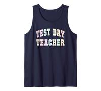 School Test Day Teacher Testing Testing Teacher Math Prep Tank Top