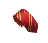 School Tie,Harry Red Striped Neckties,Potter Wizard World Uniform Student Party Cosplay for Costume Necktie for Halloween,Gryffindor,Fancy Dress Accessories Daily,Use for Children's Mens＆Adult (Red)
