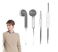 School Wired Headphones - Cute Plug-in Earbuds, 3.5mm Jack with Wire | Durable Earbuds, Excellent Sound Quality with Microphone for School Girls