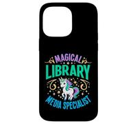 School Worker Appreciation Magical Library Media Specialist Case for iPhone 14 Pro Max