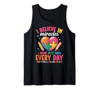 School Worker Special Education Miracles DIAG Group Tank Top