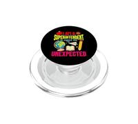 School Worker Superintendent Unexpected Superintendent PopSockets PopGrip for MagSafe