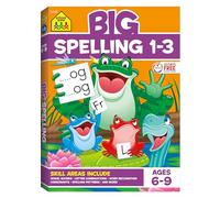 School Zone Big Spelling 1-3 Workbook