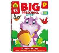 School Zone Fun and Games Preschool Activity Workbook: Ages 3-5
