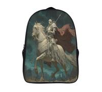 Schoolbag Doom Knight Lightweight Backpack Teenagers Rucksack Bookbag Casual Daypacks with for Boys Girls 16 inch