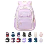 Schoolbag for Primary School Students, 1 3 6 Grade Boys Astronauts Printed Space Bag Kids Children's Backpack Back-To-School Season Pink Light Purle Blue Black Coffee Purple Beige Dark Green Sky Red