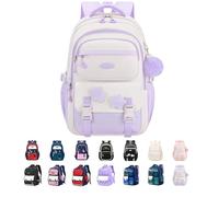 Schoolbag For Primary School Students 3 6 Grade Boys Shoulder Wear Anti Load Children's Backpack Commercial Backpack Vacuum Pink Light Purle Blue Black Coffee Purple Beige Dark Green Sky Red
