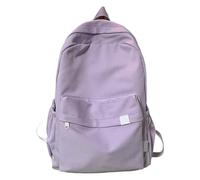 Schoolbag Women's Stylish Large Capacity Backpack Cute Soft Girl Student Bookbag Lightweight Durable School College Travel Daypack Small Packing Cubes for Backpack (Purple, One Size)