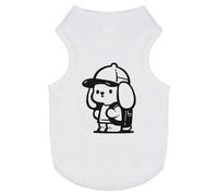 'Schoolboy Puppy with Backpack' Pet Dog/Cat T-Shirt (PT00154348)
