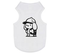 'Schoolboy Puppy with Backpack' Pet Dog/Cat T-Shirt (PT00154349)