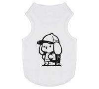 'Schoolboy Puppy with Backpack' Pet Dog/Cat T-Shirt (PT00154351)