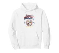 Schoolhouse Rock America Rocks Varsity Seal Retro Cartoon Pullover Hoodie