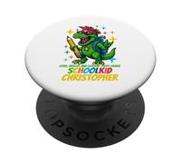 Schoolkid Christopher Loud, bright and rockin´ personalized PopSockets Adhesive PopGrip