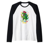 Schoolkid Ezekiel Loud, Bright and Rockin´ Personalized Raglan Baseball Tee