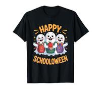 Schooloween Kids Funny Cute Halloween Ghosts Back to School T-Shirt