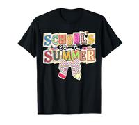 School's Out for Summer Last Day School Teacher Coquette Bow T-Shirt