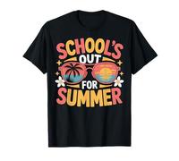 Schools Out For Summer Lovers Palm Tree Vacation Vibes T-Shirt