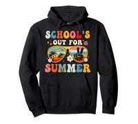 School's Out For Summer Teachers Last Day Of School Retro Pullover Hoodie